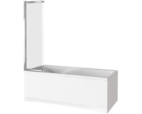 Шторка на ванну Good Door Screen 100 SLR-100-C-CH профиль Хром стекло прозрачное