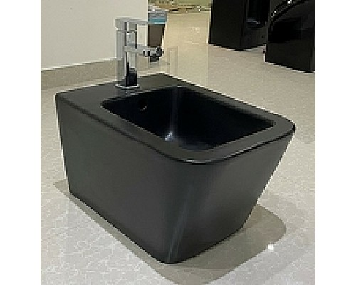 Биде CeramaLux NS5370MB подвесное Черное матовое