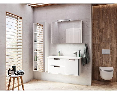 Тумба под раковину Roca Etna 100 857302806 подвесная Белый глянец