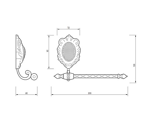 Держатель туалетной бумаги Migliore Cleopatra 16653 Хром