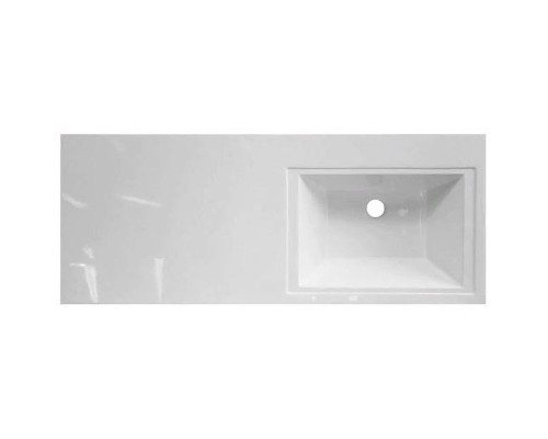 Тумба с раковиной Эстет Dallas Luxe 100 R ФР-00002314 подвесная Белая