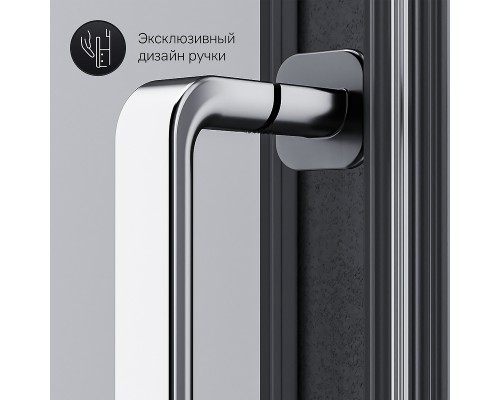 Душевой уголок AM.PM Like Solo Slide 90x90 Хром матовый