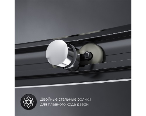 Душевой уголок AM.PM Like Solo Slide 90x90 Хром матовый
