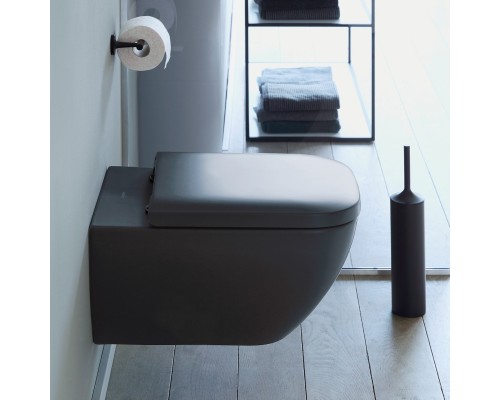 Унитаз Duravit Happy D.2 2222098900 подвесной Антрацит матовый без сиденья