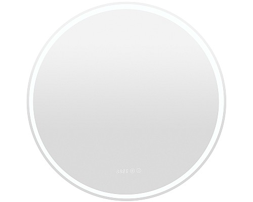 Зеркало Aquanet Оптима 80 304264 с подсветкой с сенсорным выключателем, часами и подогревом