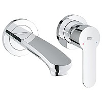 Смеситель Grohe для раковины на 2 отверстия, настенный 19571002