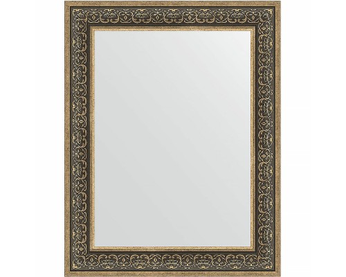 Зеркало Evoform Definite 93х73 BY 3192 в багетной раме - Вензель серебряный 101 мм