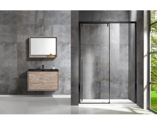 Душевая дверь Vincea Lugano 120 VDS-1L120CLB-1 профиль Черный стекло прозрачное