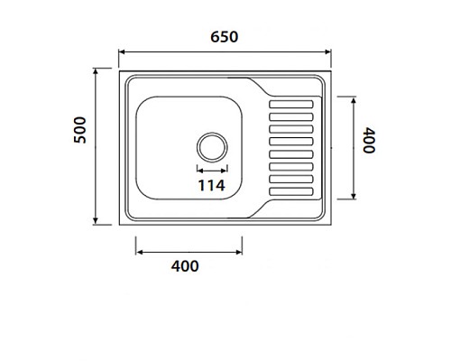 Кухонная мойка KAISER KSS-6550L