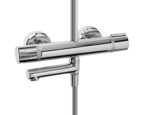 Душевая система Jacob Delafon Atom E26237-CP с термостатом Хром
