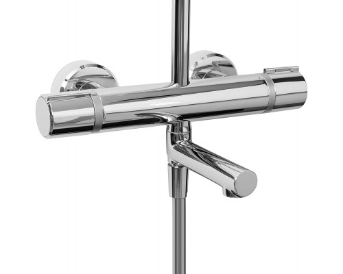 Душевая система Jacob Delafon Atom E26237-CP с термостатом Хром