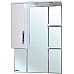 Зеркало со шкафом Bellezza Лагуна 85 L 4612114002014 с подсветкой L Белое