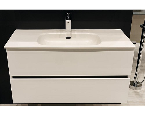 Тумба без раковины Armadi Art Vallessi 120x46cm WHITE 2 полки, Тумба без раковины Armadi Art Vallessi 120x46cm WHITE 2 полки,