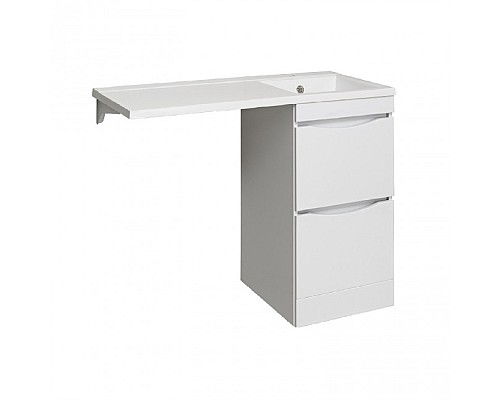 Тумба под раковину Runo ОРИОН 45 00-00000145 белый, левое крыло