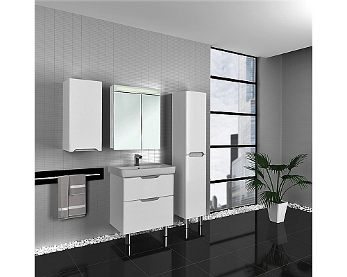 Зеркальный шкаф Dreja Eco Uni 70 99.9002 Белый Зеркальный шкаф Dreja Eco Uni 70 99.9002 Белый