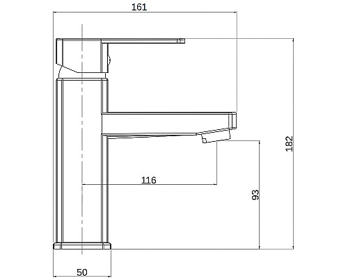 Смеситель для раковины Orange OneLife P06-021cr Хром