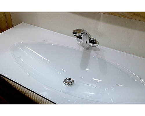 Тумба под раковину Clarberg Papyrus Wood 100 Pap-w.01.10/LIGHT подвесная Светлое дерево