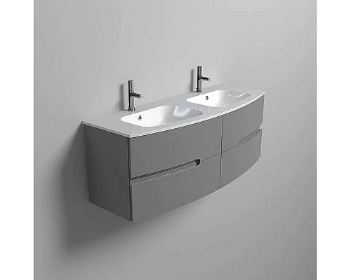 Раковина Jacob Delafon Nona 140 EB1883RU-00 двойная Белая Раковина Jacob Delafon Nona 140 EB1883RU-00 двойная Белая