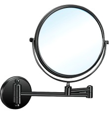 Косметическое зеркало Nofer Reflex с увеличением Черный
