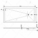 Душевой поддон из искусственного камня RGW Stone Tray ST-0167G 160x70 16152716-02 Графит