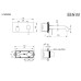 Смеситель для раковины Black&White Universe U7620GM Gun Metal