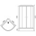 Душевая кабина Royal Bath HK 100x100 с гидромассажем