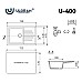 Кухонная мойка Ulgran Classic U-400-342 Графит