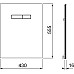 Стеклянная панель TECE lux 9650004