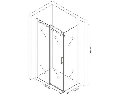 Душевой уголок Berges Gelios 1200x800
