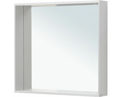 Зеркало Allen Brau Reality 80 1.32018.02 с подсветкой Серебро браш с сенсорным выключателем
