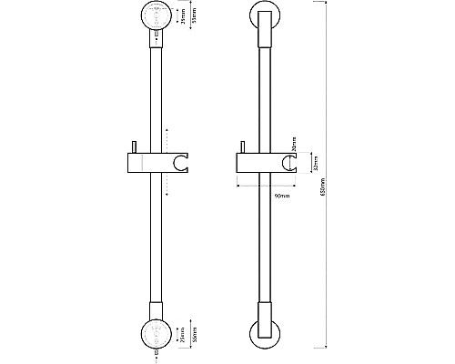 Душевая штанга Bemeta Shower Programme 65 104114112 Хром Душевая штанга Bemeta Shower Programme 65 104114112 Хром