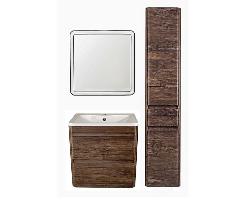 Тумба под раковину подвесная Style Line Атлантика 60 СС-00002205 старое дерево