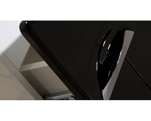 Тумба Bellezza Лагуна 50 4632106140043 Черная Белая