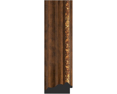 Зеркало Evoform Exclusive-G 74х56 BY 4019 с гравировкой в багетной раме - Римская бронза 88 мм