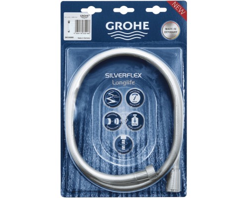 Душевой шланг Grohe Silverflex LongLife 125 Хром