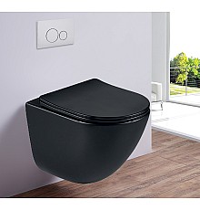 Унитаз подвесной ESBANO LOTUS Matt Black ESUPLOTUBM 485x360x375