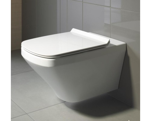 Унитаз Duravit 45510900A1 Rimless подвесной с сиденьем Микролифт