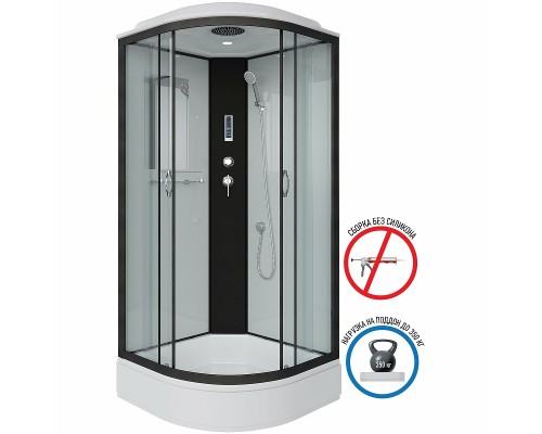 Душевая кабина Niagara Classic 100х100 NG-6702-14P без гидромассажа