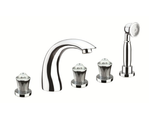 Смеситель на борт ванны Fiore Venere Sky Swarovski® хром
