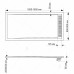 Душевой поддон из искусственного камня RGW Stone Tray STM-109W 100x90 Белый