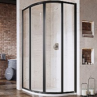 Душевой уголок Ravak Supernova SKCP4-90 90x90 3117O302Z1 Черный Transparent