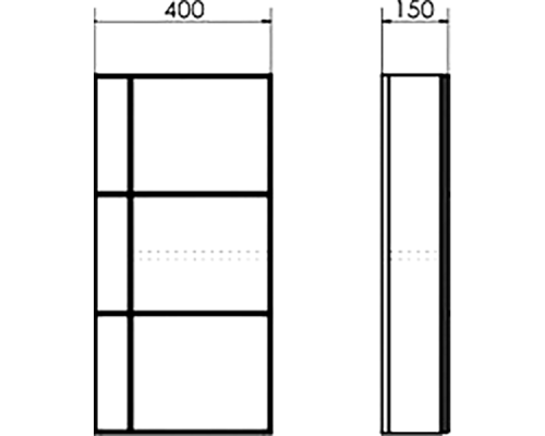 Подвесной шкаф Comforty Таллин 40 00-00009970 Белый Дуб натуральный