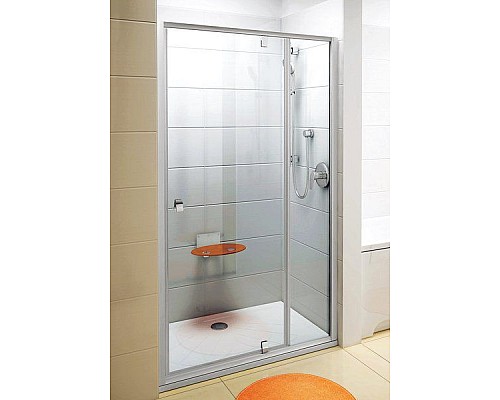 Душевая дверь Ravak Pivot 03GD0100Z1 110 белый прозрачный