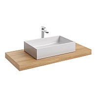 Умывальник Ravak FORMY 01 500 D XJL01250000 белый со скрытым переливом
