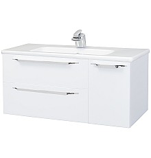 Тумба под раковину Bellezza Луиджи 100 4639217270010 подвесная Белая