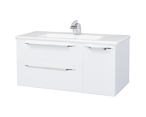 Тумба под раковину Bellezza Луиджи 100 4639217270010 подвесная Белая