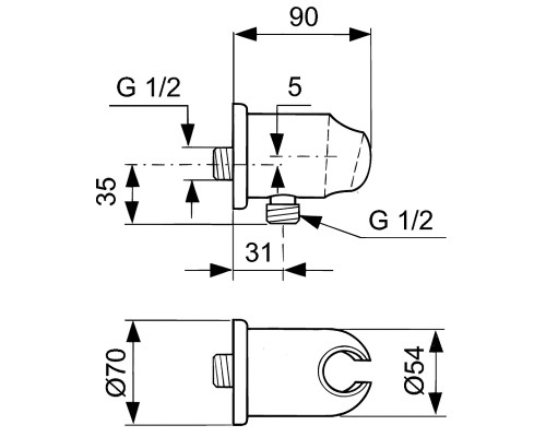 Комплект смесителей Ideal Standard Alpha BD003AA Хром