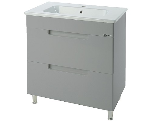 Тумба под раковину Bellezza Сириус 100 4630217660368 Серебро