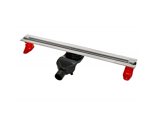 Душевой лоток BERGES SUPER Slim 700 матовый хром боковой