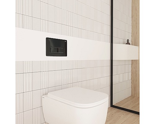 Клавиша смыва IDDIS Unifix универсальная черный 010 UNI10B0i77